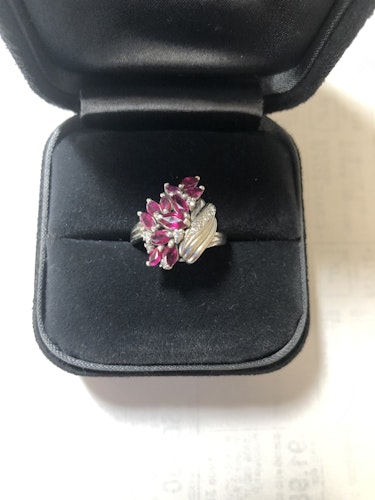 ルビーリング(指輪) pt900