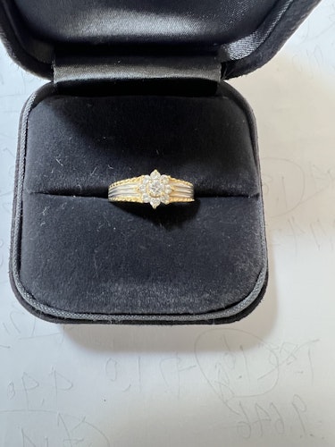 ダイヤモンドリング(指輪) 18k 0.5ct