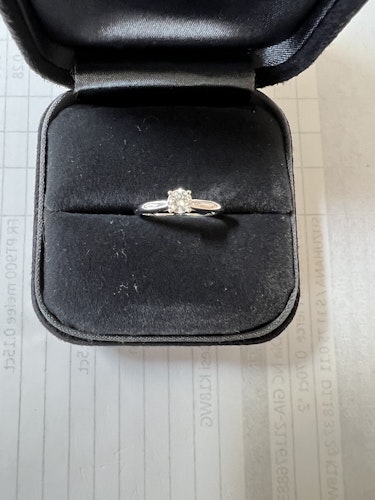 ダイヤモンドリング(指輪) pt900 0.3ct