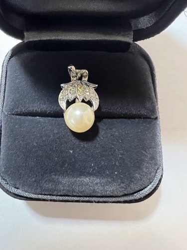 真珠ペンダント pt900