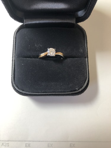 ダイヤモンドリング(指輪) 18K 0.5ct