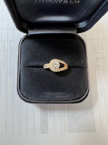 ダイヤモンドリング(指輪) 18k 1ct