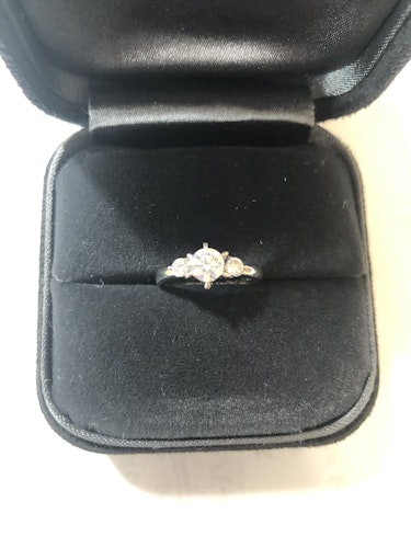 ダイヤモンドリング(指輪) pt900 0.3ct