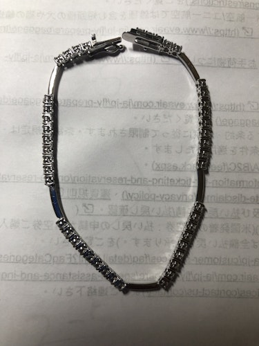 ダイヤモンドブレスレット pt900 2ct