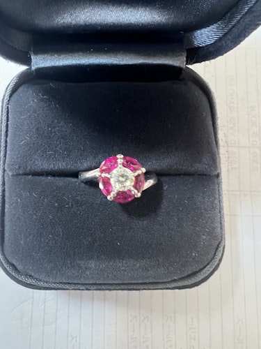 ルビーリング(指輪) pt900