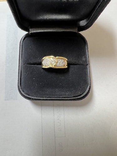 ダイヤモンドリング(指輪) 18k 1ct