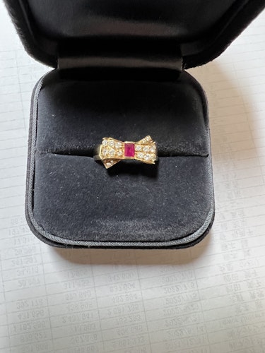 ルビーリング(指輪) 18k