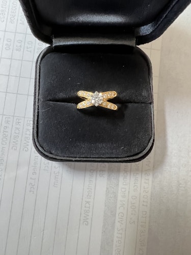 ダイヤモンドリング(指輪) 18k 0.5ct