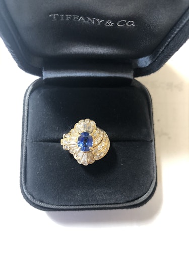 サファイアリング(指輪) k18