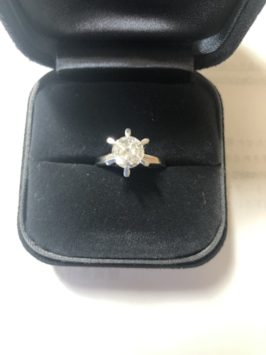 ダイヤモンドリング(指輪) pt900 1ct