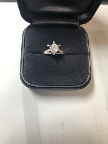 ダイヤモンドリング(指輪) pt900 0.7ct