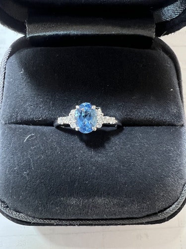 トパーズリング(指輪) pt900