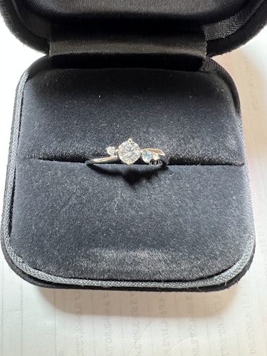 ダイヤモンドリング(指輪) pt900 0.3ct