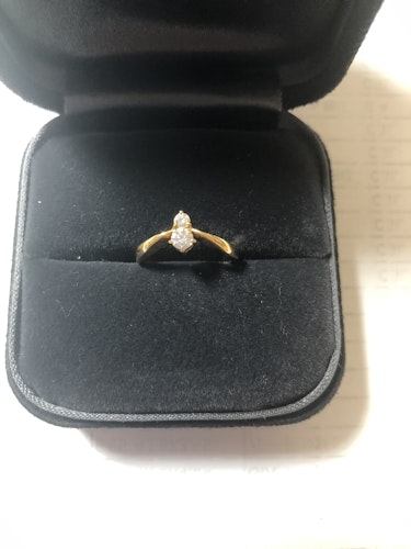 ダイヤモンドリング(指輪) 18k 0.5ct