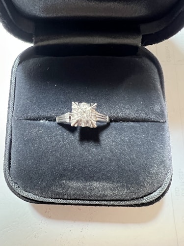 ダイヤモンドリング(指輪) pt900 0.2ct