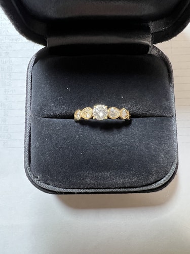 ダイヤモンドリング(指輪) 18k 1ct