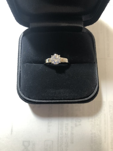 ダイヤモンドリング(指輪) pt900 0.3ct