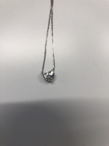 ダイヤモンドペンダント Heart Shape pt900