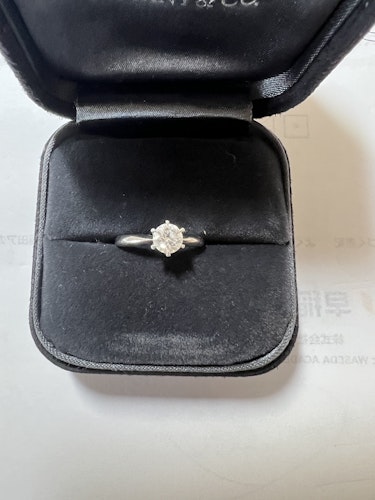 ダイヤモンドリング(指輪) pt900 0.3ct