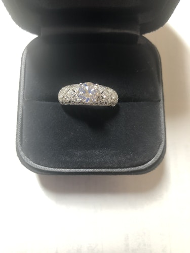 ダイヤモンドリング(指輪) pt900 0.7ct