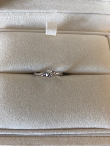 ダイヤモンドリング(指輪) pt950 0.4ct