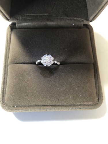 ダイヤモンドリング(指輪) pt900 0.5ct