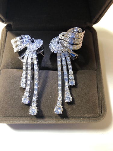 ダイヤモンドイヤリング/ピアス k18 トータル 8ct