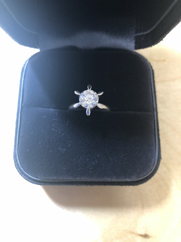 ダイヤモンドリング(指輪) pt900 1ct