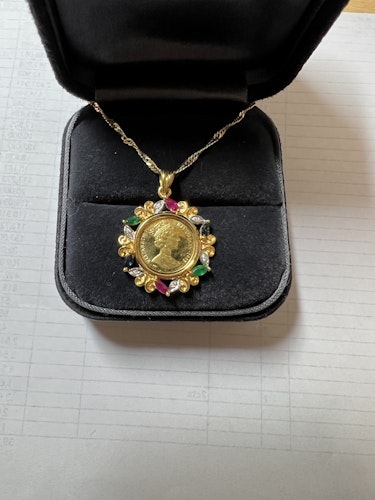 ダイヤモンドペンダント 18k