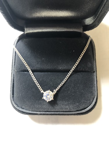 ダイヤモンドネックレス pt900 0.5ct