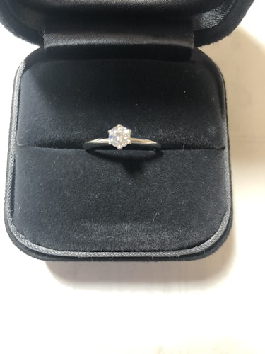 ダイヤモンドリング(指輪) pt900 0.3ct