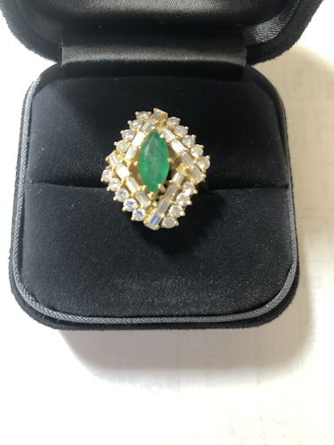 エメラルドリング(指輪) 18k