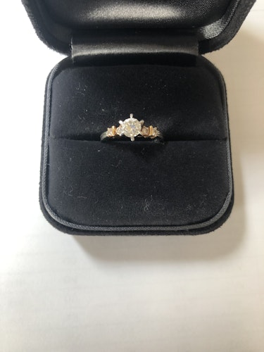 ダイヤモンドリング(指輪) 18k 0.3ct