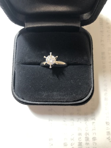 ダイヤモンドリング(指輪) pt900 0.6ct