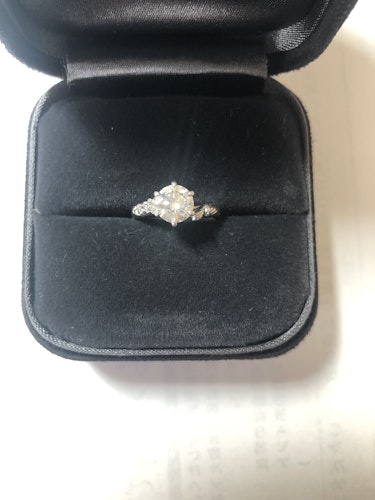 ダイヤモンドリング(指輪) pt900 0.8ct