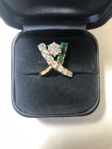 エメラルドリング(指輪) 18k