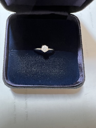 ダイヤモンドリング(指輪) pt900 0.3ct