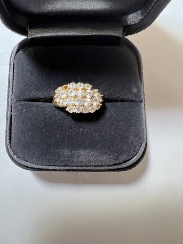 ダイヤモンドリング(指輪) 18k 1ct