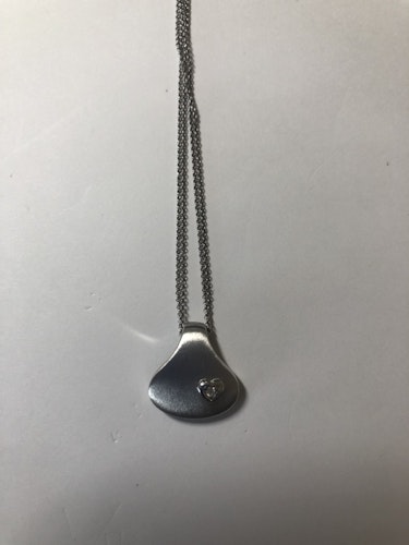 ダイヤモンドペンダント K18WG 0.5ct