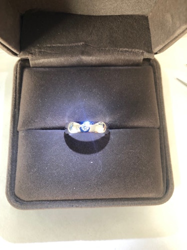 ダイヤモンドリング(指輪) k18 0.2ct