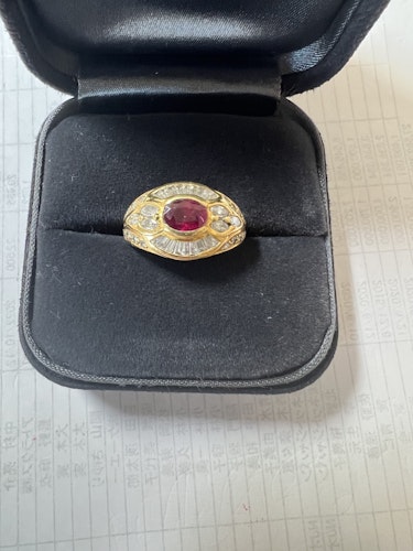 ルビーリング(指輪) 18k