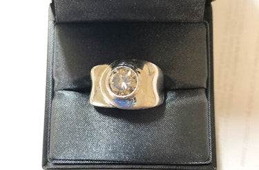 ダイヤモンドリング(指輪) 中石ブラウンダイヤ 2.52ct