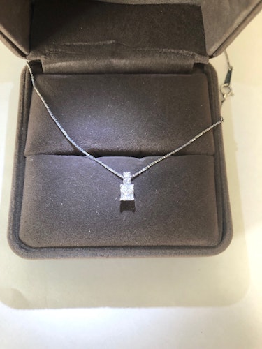 ダイヤモンドネックレス pt850 0.4ct