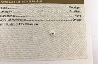 ダイヤモンドルース  0.3ct D VS-2 Excellent