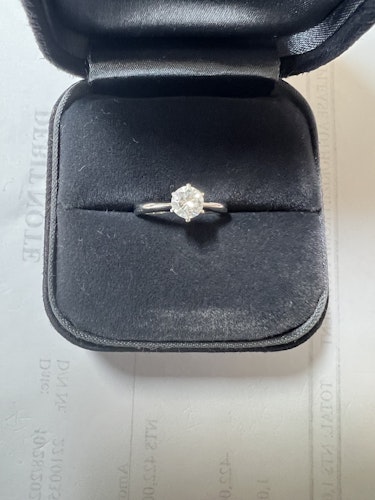 ダイヤモンドリング(指輪) pt900 0.3ct