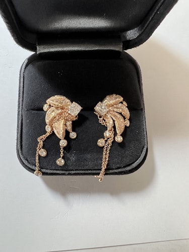 ダイヤモンドイヤリング/ピアス 18k 2ct