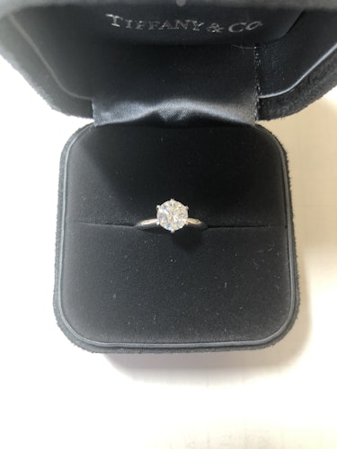 ダイヤモンドリング(指輪) 18k 1ct