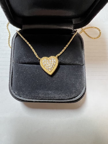 ダイヤモンドペンダント 18k