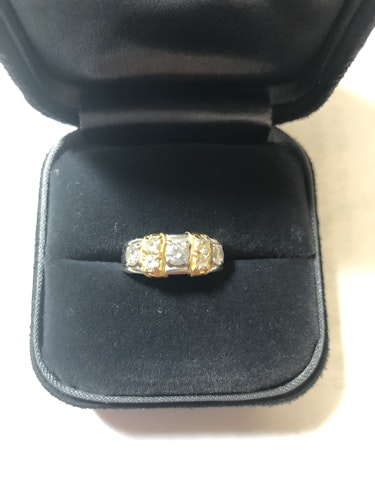 ダイヤモンドリング(指輪) pt900 18k