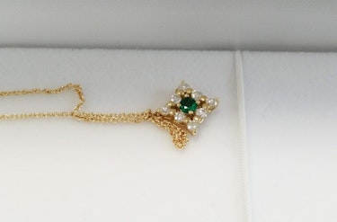 エメラルドネックレス  1ct